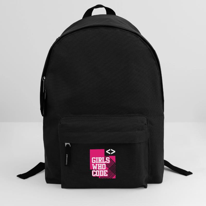 Entwickler Coder Programmierer Mädchen Rucksack