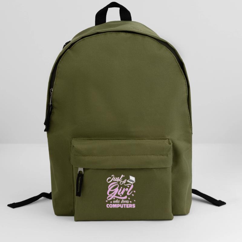 Developer Coder Programmer Girl Backpack
