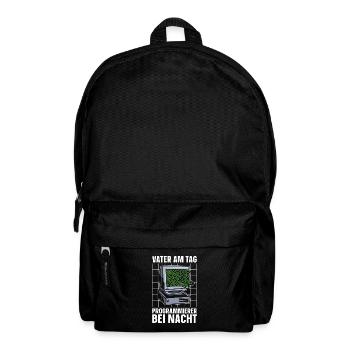 Entwickler Coder Programmierer - Rucksack - Schwarz - Vorne