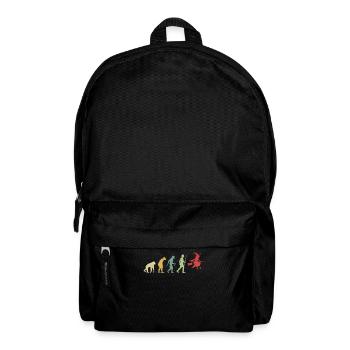 Halloween Witch Flying Broom Evolution - Backpack - black - Front