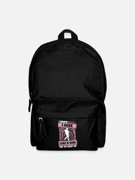 Wandern Wanderer Mädchen - Rucksack - Schwarz