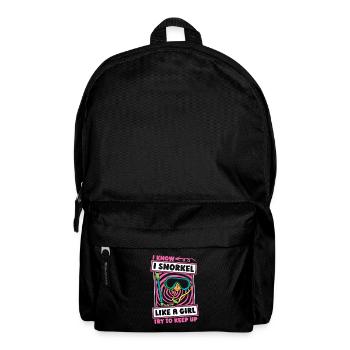 Snorkeling Funny - Backpack - black - Front