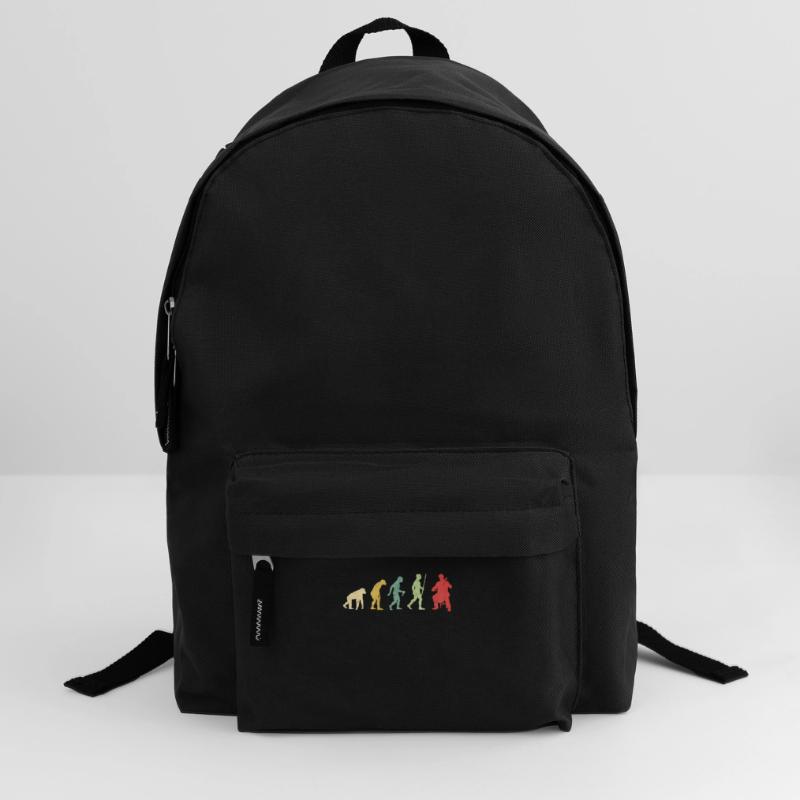 Cello Playing Man Evolution Backpack