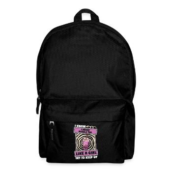 Bubble Tea Boba Girl - Backpack - black - Front