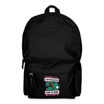 Table football foosball girls - Backpack - black - Front