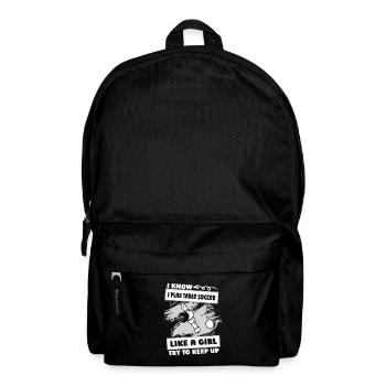 Table football foosball girls - Backpack - black - Front