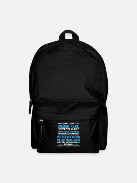 Paar Freund Sorry Ladys Dieser Kerl Ehemann - Rucksack - Schwarz