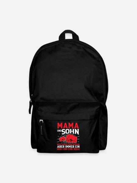 Mama Und Sohn - Rucksack - Schwarz