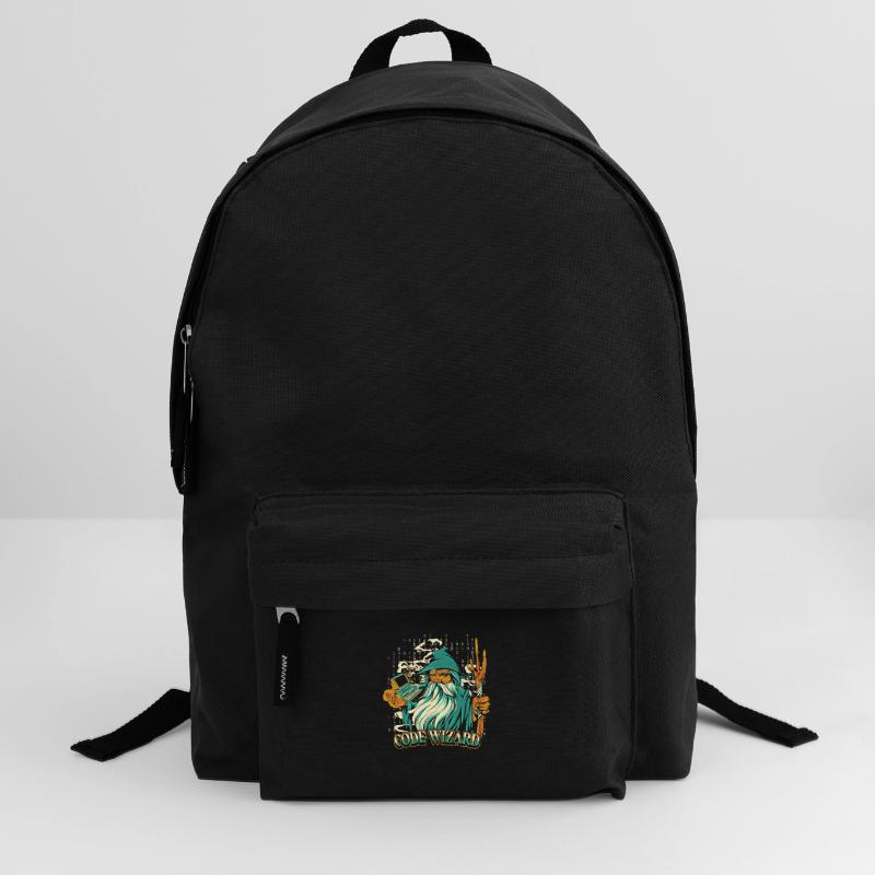 Entwickler Coder Programmierer Magier Rucksack