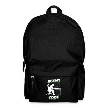 Entwickler Coder Programmierer Agent - Rucksack - Schwarz - Vorne