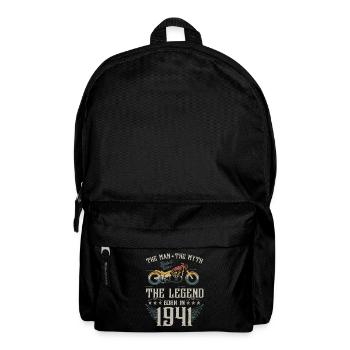 L'homme Le Mythe La Légende Né En 1941 Cadeau - Sac à dos - noir - Devant