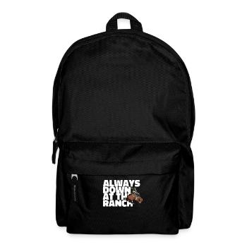 Rodeo Cowboy Stets Ranch Cowboy - Rucksack - Schwarz - Vorne