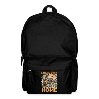 Pferd Reitsport Ausdauerreiten Long Ride Home - Rucksack - Schwarz - Vorne