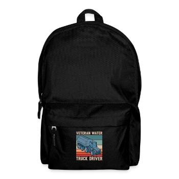 Lkw Fahrer Trucker Lastwagenfahrer Veteran - Rucksack - Schwarz - Vorne