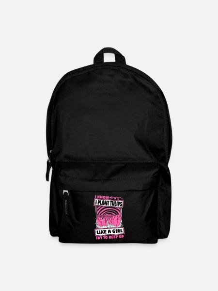 Tulpen - Rucksack - Schwarz