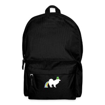 St. Patrick's Dog - Samoyed - Rucksack - Schwarz - Vorne