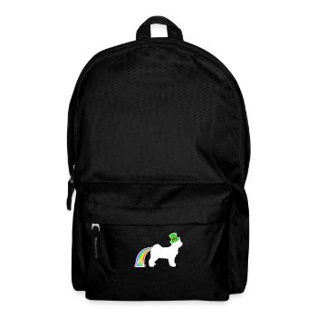 St. Patrick's Dog - Tibetan Terrier - Backpack - black - Front