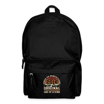Geboren 2016 Vintage Geburtstag Retro Geschenk - Sac à dos - noir - Devant