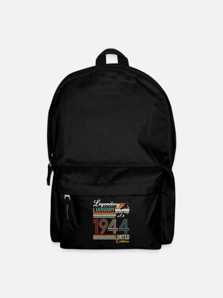 Cadeau d’anniversaire né en janvier 1944 - Sac à dos - noir