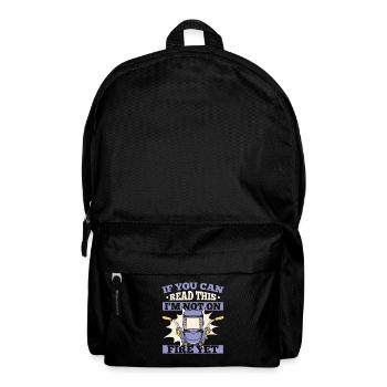 Welder locksmith funny - Backpack - black - Front
