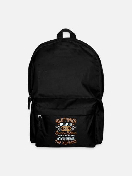 Oldtimer Baujahr 1954 geboren Geburtstag Spruch - Rucksack - Schwarz
