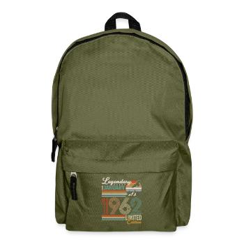 Legendary since January 1962 - Backpack - olive green - Front