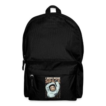 Faultier Astronaut I Need More Space - Rucksack - Schwarz - Vorne