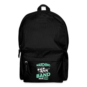 Fanfahrenzug Spielmannszug Modus An - Rucksack - Schwarz - Vorne