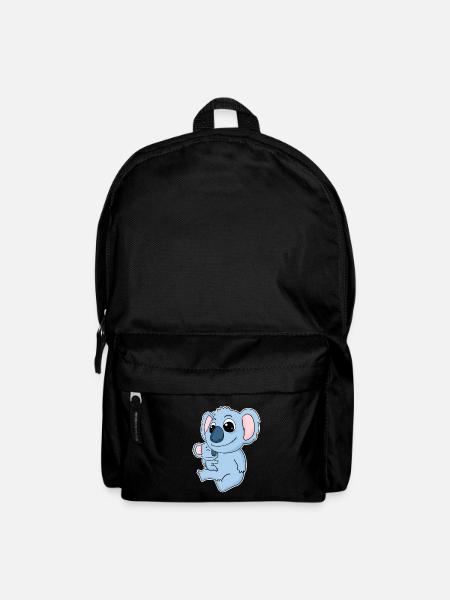 Koala Familie - Koala mit Baby - Koala Motiv - Rucksack - Schwarz