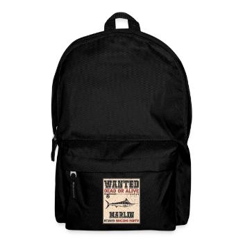 Gesuchte Fisch - Marlin Fischerei - Rucksack - Schwarz - Vorne