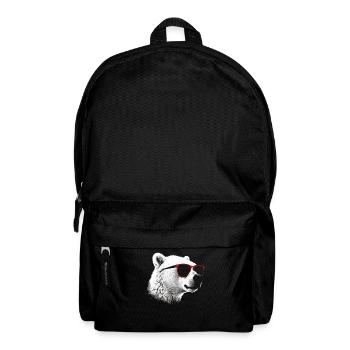 Polar Bear Cool Sunglasses - Backpack - black - Front