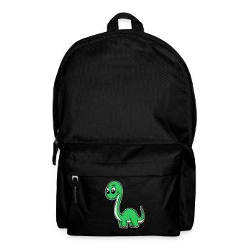 Dino vert - Sac à dos - noir - Devant