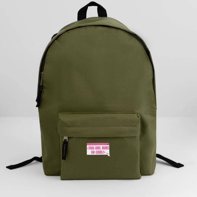 Developer Coder Programmer Girl Backpack