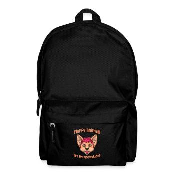 Furry Fandom Fursuits Cool - Rucksack - Schwarz - Vorne