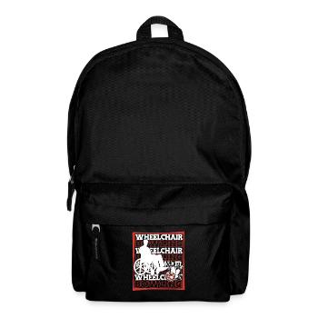 Bowling Bowlen Bowler Cool Wheelchair Bowling - Rucksack - Schwarz - Vorne