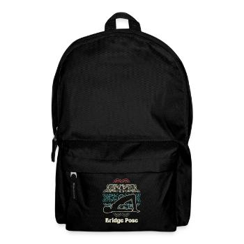 Yoga Brücke - Rucksack - Schwarz - Vorne