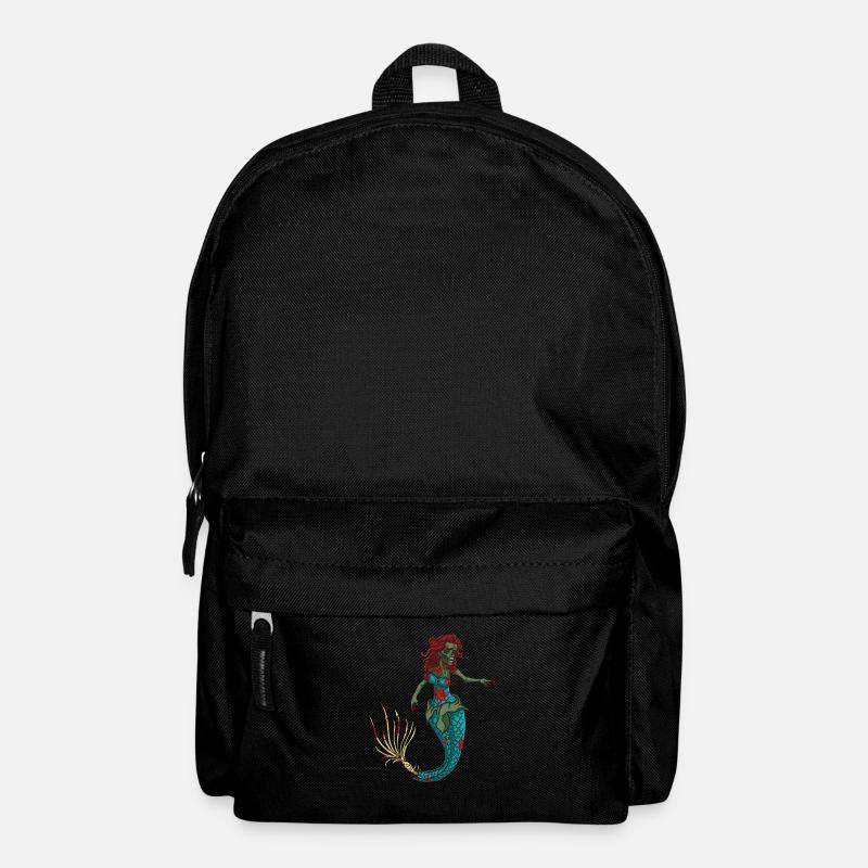 Zombie Halloween Meerjungfrau - Rucksack - Schwarz