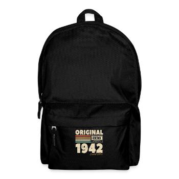 Vintage 1942 Geschenk - Rucksack - Schwarz - Vorne