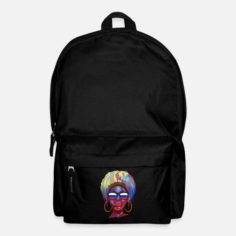 Russland - Rucksack - Schwarz