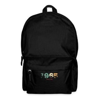 Vintage Nature Birthday Gift 1965 - Backpack - black - Front