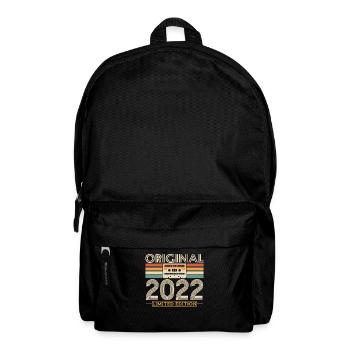 Cadeau nostalgique, millésime 2022 - Sac à dos - noir - Devant