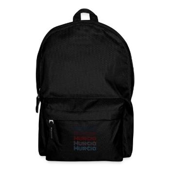 Vintage Spain Stadt - Retro Murcia - Rucksack - Schwarz - Vorne