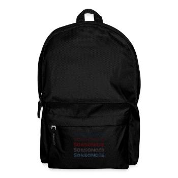 Vintage El Salvador City - Retro Sonsonate - Backpack - black - Front