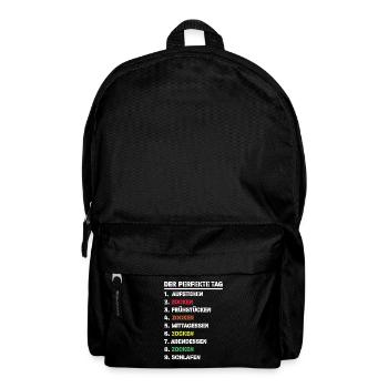 Zockertraum - Rucksack - Schwarz - Vorne