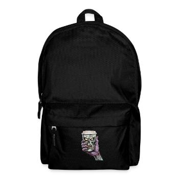 Coffee Cafe Halloween Zombie Hand - Backpack - black - Front