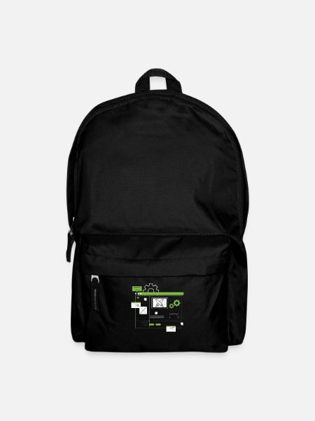 Entwickler Coder Programmierer - Rucksack - Schwarz