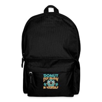 Donut Fitness Funny Donut Gym - Backpack - black - Front