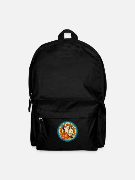 Bowling Bowlen Bowler - Rucksack - Schwarz