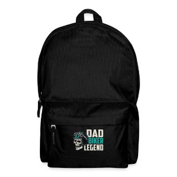 Motorrad Biker Motorbike Motorcycle Dad - Backpack - black - Front