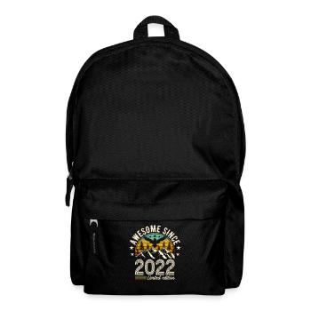Vintage 2022 Best of 2022 - 3 Year Old Birthday - Backpack - black - Front